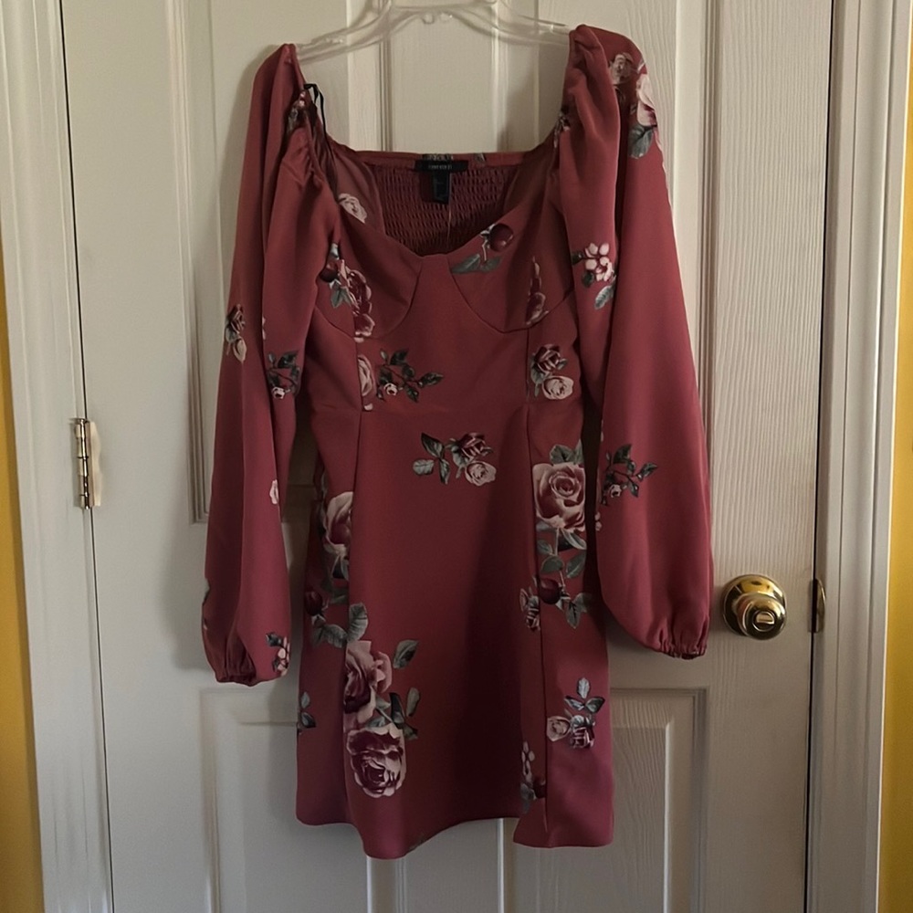 Long Sleeve Floral Dress